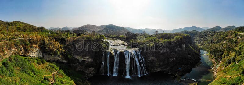 Cachoeira de Huangguoshu foto de stock Cachoeira de Huangguoshu foto de stock