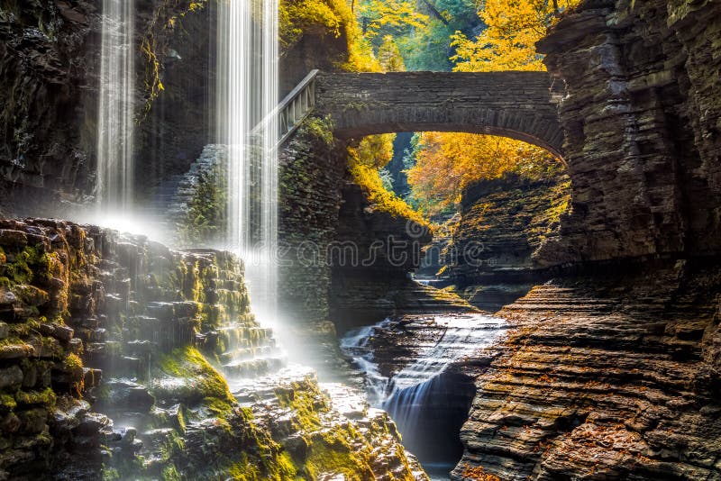 Cachoeira de Watkins Glen State Park
