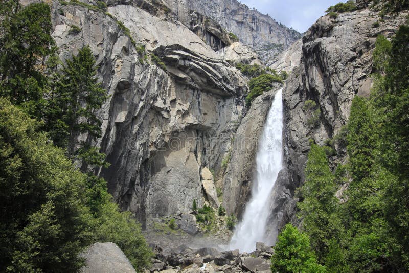 Cachoeira de Yosemite fotos de stock royalty free Cachoeira de Yosemite fotos de stock royalty free