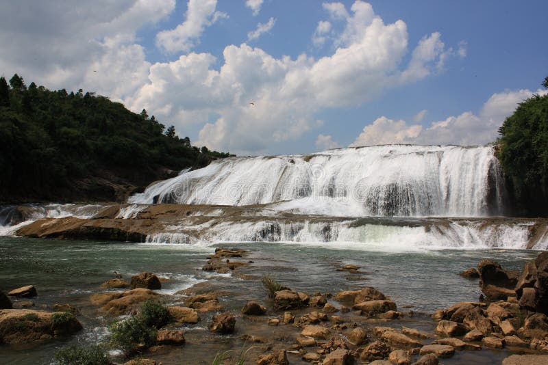 Cachoeira Guizhou foto de stock royalty free Cachoeira Guizhou foto de stock royalty free