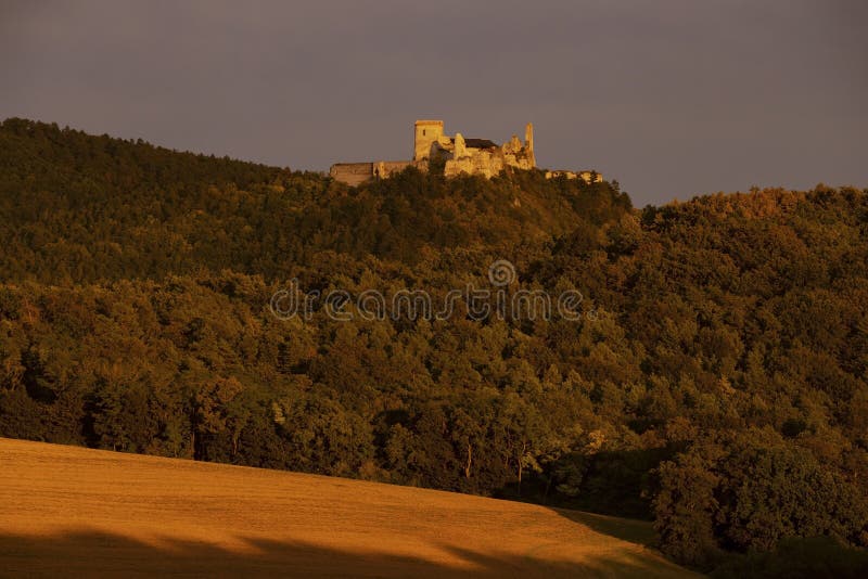 Cachtice ruins in West Slovakia