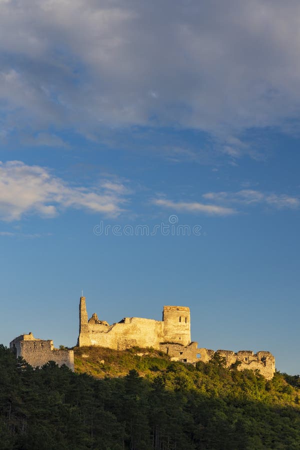 Cachtice ruins in West Slovakia