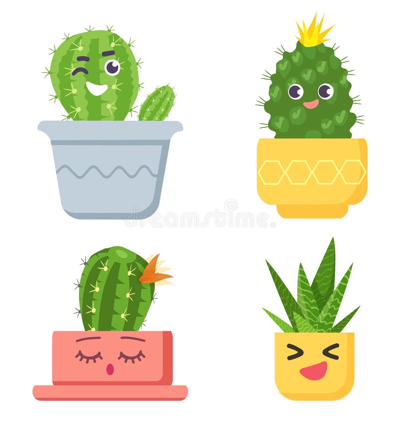 Cacto Em Vaso Planta Suculenta Verde Cactos Dos Desenhos Animados Vetor PNG  , Cacto Em Pote Verde, Planta Suculenta Verde, Cactos De Desenhos Animados  De Plantas Imagem PNG e Vetor Para Download