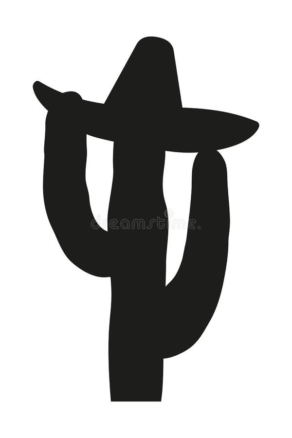 Cacto De Desenho Animado. Ilustração a Preto E Branco. Desenho. Estilo  Simples. Ilustração Stock - Ilustração de elemento, desenho: 214332626