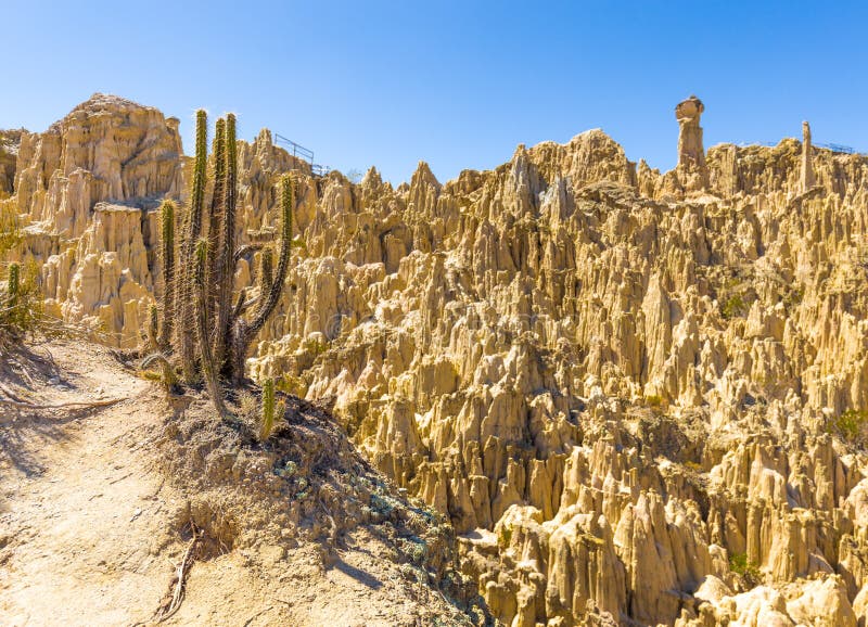 Cactus Moon Valley geological formations bizzare, lunar shape cl