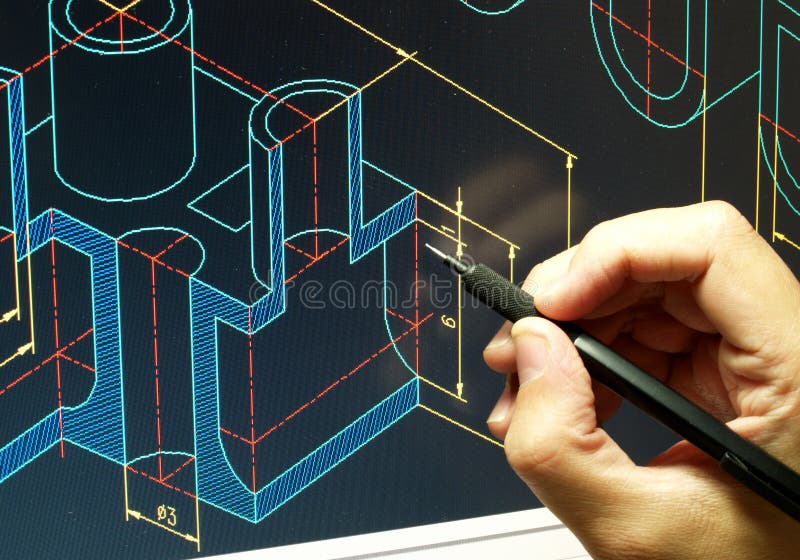 Cad blue print