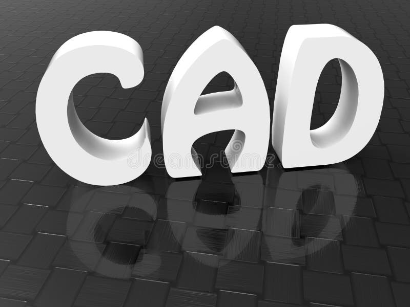 CAD - Computergesützte Konstruktion vektor abbildung