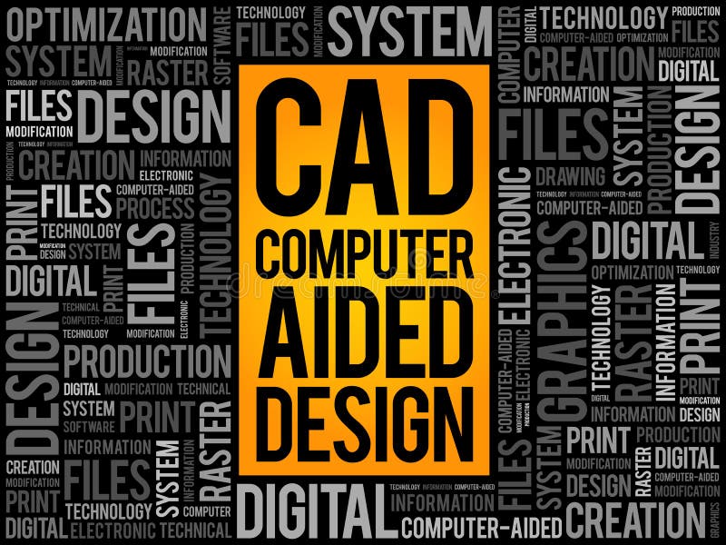 CAD - Computergesützte Konstruktion vektor abbildung