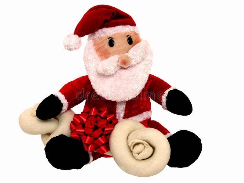 Cadeau de Noël pour le chiot photographie stock Cadeau de Noël pour le chiot photographie stock