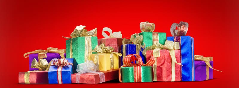 Cadeaux de Noël photos libres de droits