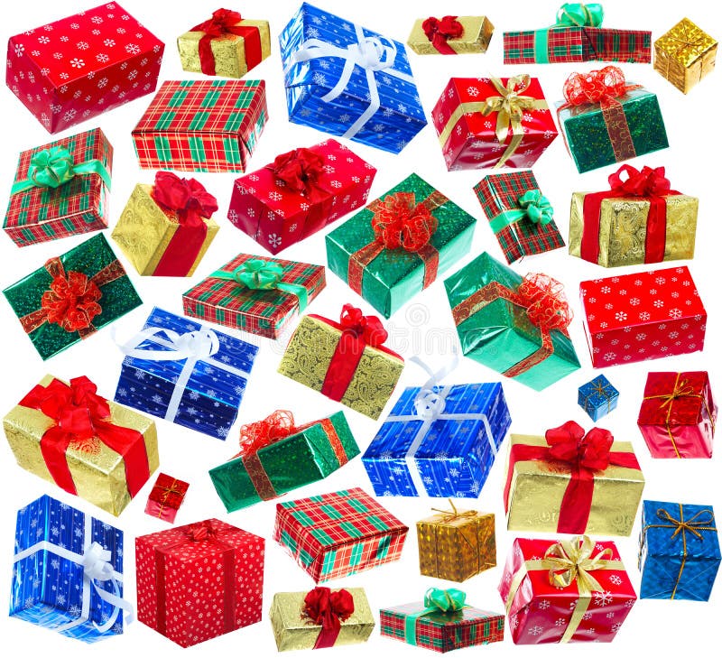 Cadeaux de Noël image stock