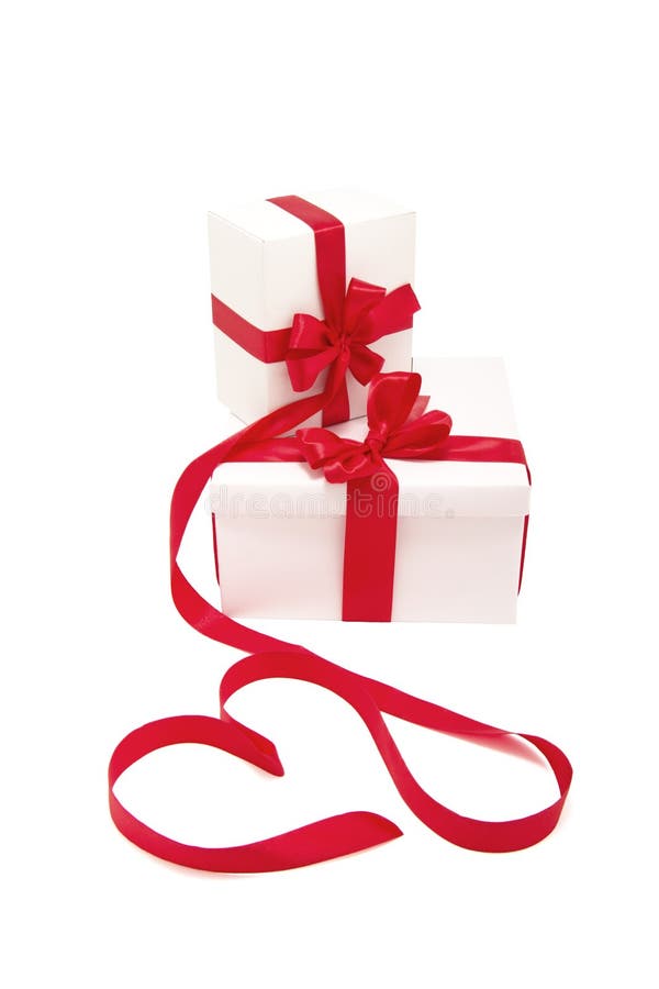 Cadeaux le jour de Valentine images stock Cadeaux le jour de Valentine images stock
