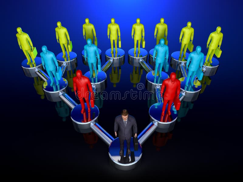 Cadena de mando stock de ilustración. Ilustración de estructura 27767492