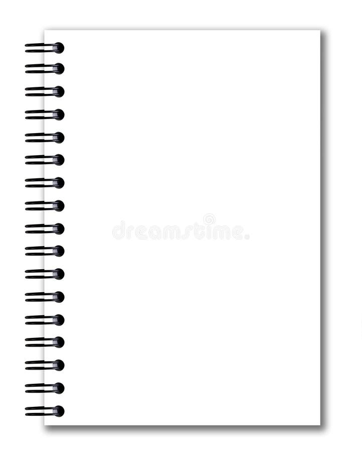 Caderno em branco