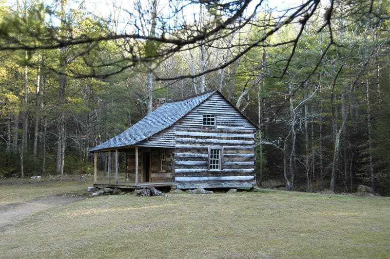Cades Cove Carter Shields Cabin Picture. Image 1559823