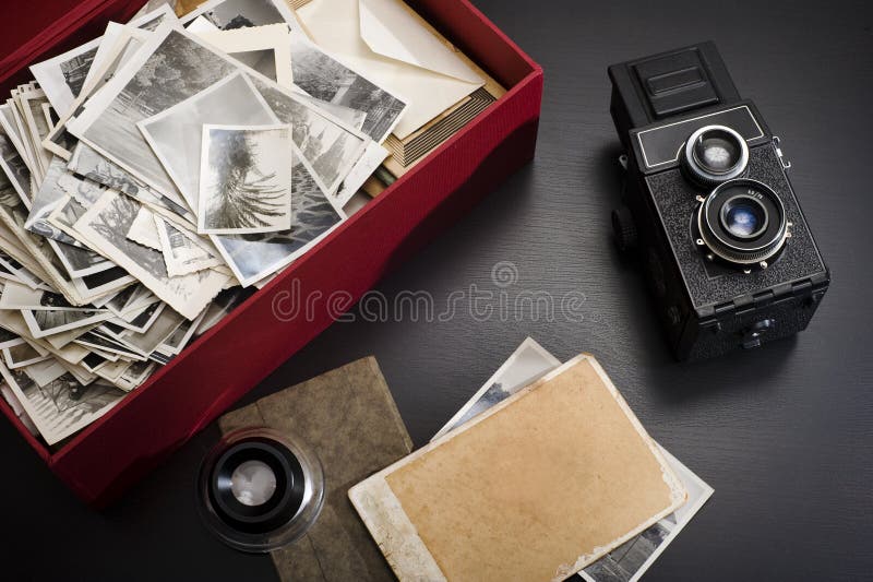 Cadre avec des photos de cru image libre de droits Cadre avec des photos de cru image libre de droits