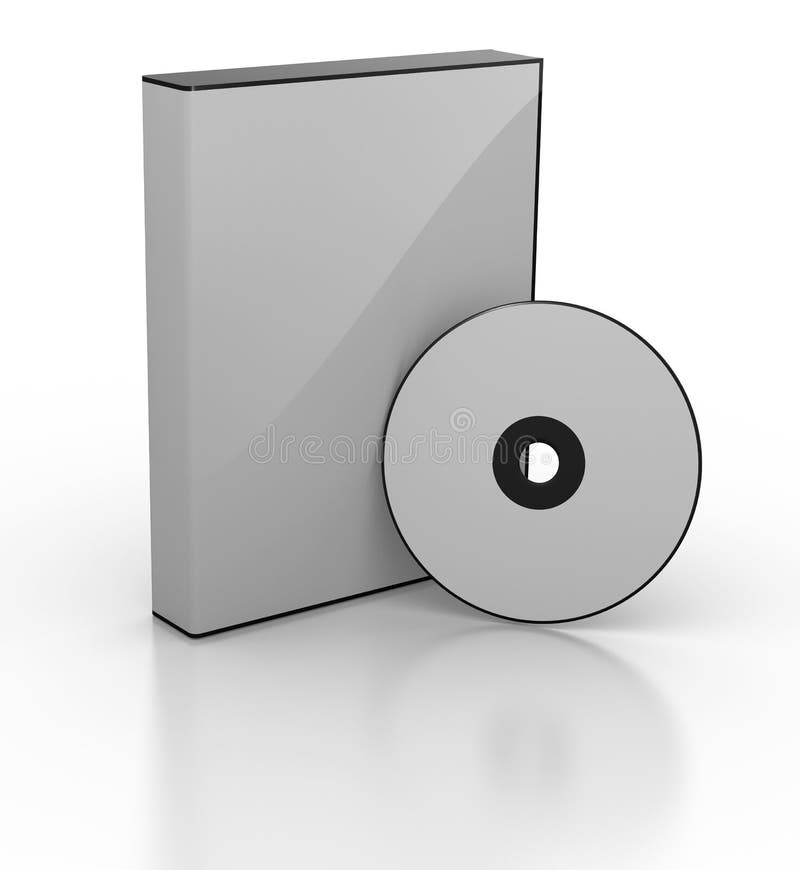 Cadre blanc de dvd illustration de vecteur Cadre blanc de dvd illustration de vecteur