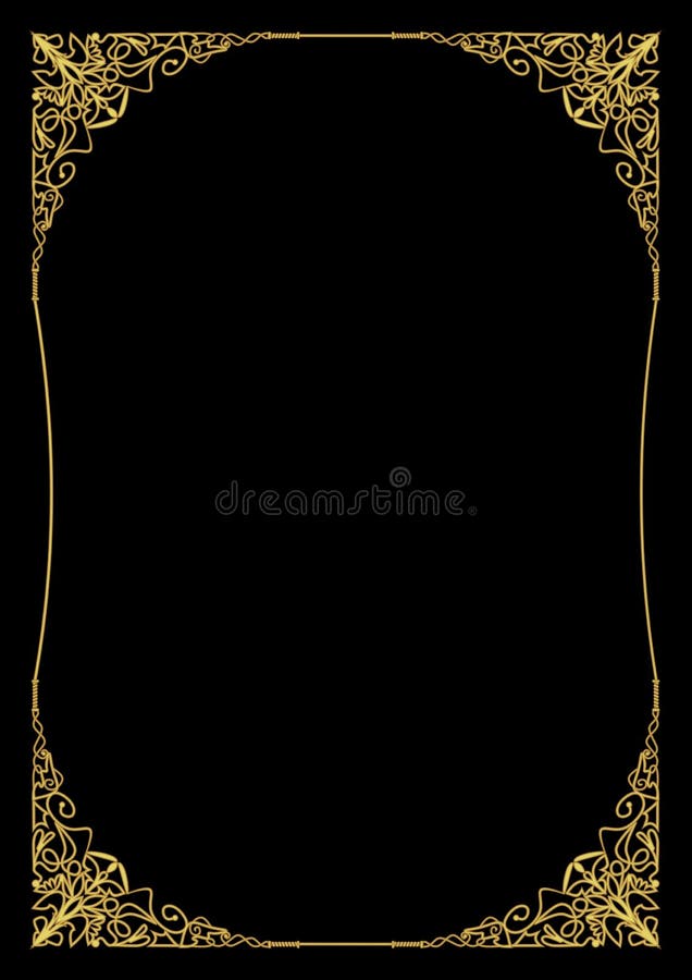 Cadre d'or luxueux dans le style d'art déco, coin décoré riche, composition en rectangle, l'espace ovale de copie En filigrane d' illustration libre de droits Cadre d'or luxueux dans le style d'art déco, coin décoré riche, composition en rectangle, l'espace ovale de copie En filigrane d' illustration libre de droits