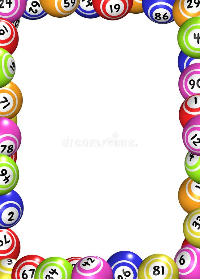 Cadre de boules de bingo-test