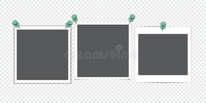 Cadre de photo avec l'ombre Ensemble de cadre de photo Objet d'isolement sur le fond transparent Illustration de vecteur illustration libre de droits Cadre de photo avec l'ombre Ensemble de cadre de photo Objet d'isolement sur le fond transparent Illustration de vecteur illustration libre de droits