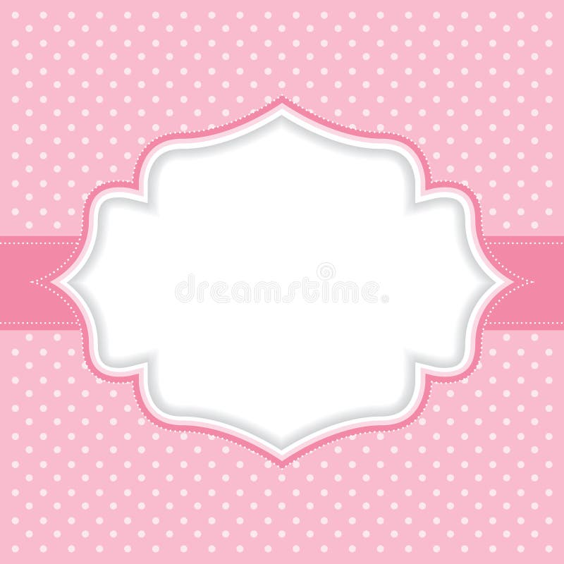Cadre de point de polka illustration libre de droits