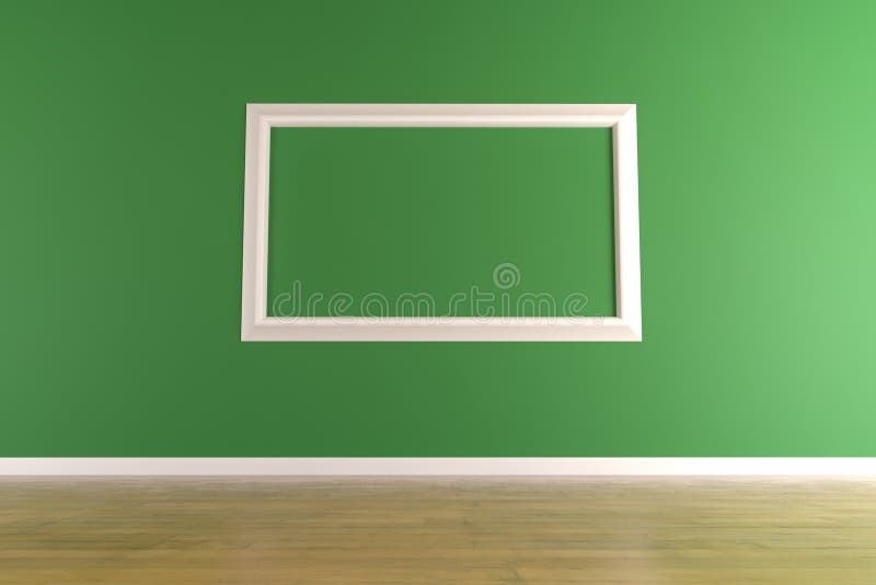 tableau blanc et vert