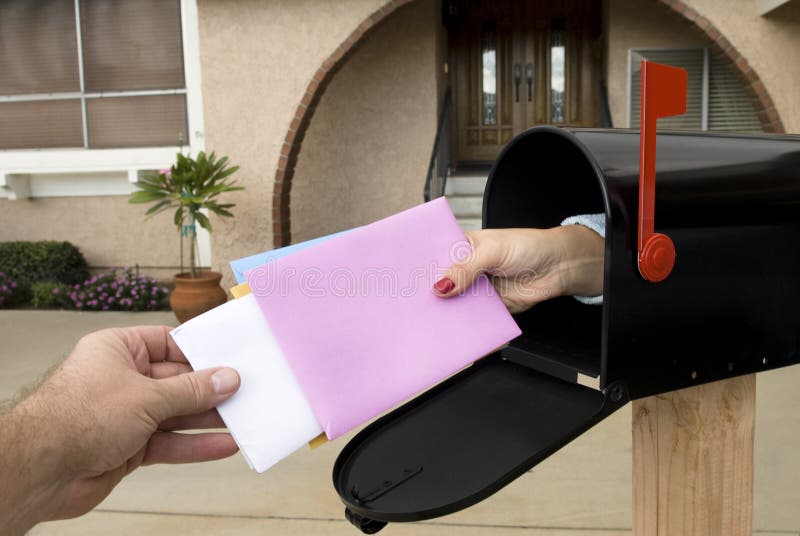 cadre fournissant le courrier image stock cadre fournissant le courrier image stock