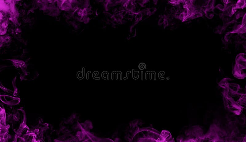 Cadre pourpre abstrait de flammes sur d'isolement un fond noir photographie stock Cadre pourpre abstrait de flammes sur d'isolement un fond noir photographie stock