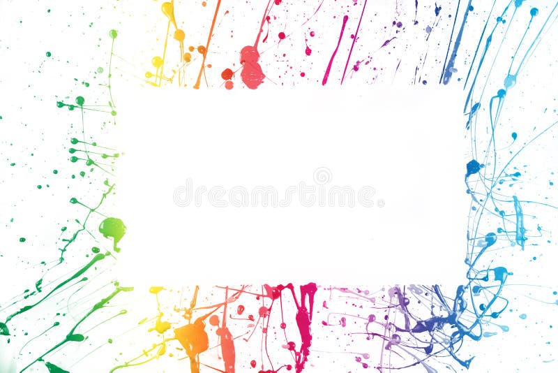 Cadru colorat pentru vopsea royalty free stock photo