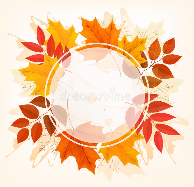 Caduta Autumn Colorful Leaves Background