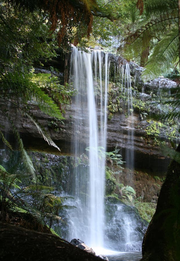 Cadute di Russell, cascata della foresta pluviale fotografia stock libera da diritti Cadute di Russell, cascata della foresta pluviale fotografia stock libera da diritti