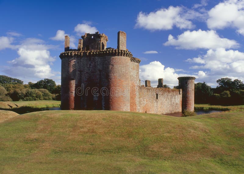 Caerlaverock castle, north end, Scotland