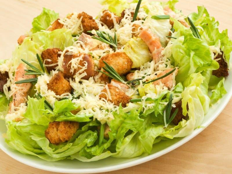 Caesar-Salat stockfoto Caesar-Salat stockfoto