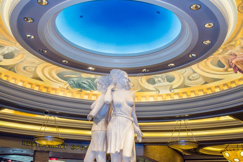 Caesars Palace bogini statua fotografia stock Caesars Palace bogini statua fotografia stock