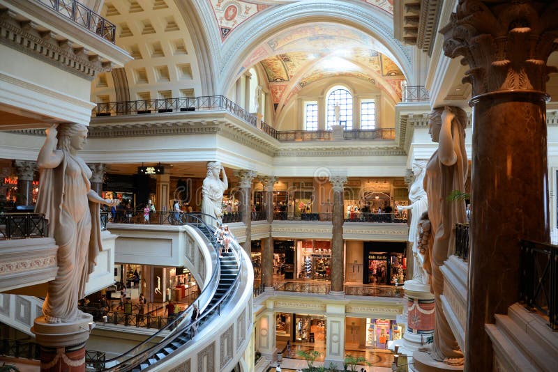 Image of the Caesars Palace Shopping Center and Mall at Las Vegas. Image of the Caesars Palace Shopping Center and Mall at Las Vegas.