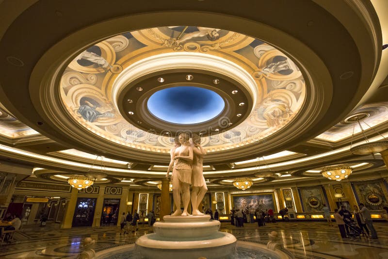 Caesars Palacehotelllobby, Las Vegas, Nevada royaltyfria foton Caesars Palacehotelllobby, Las Vegas, Nevada royaltyfria foton