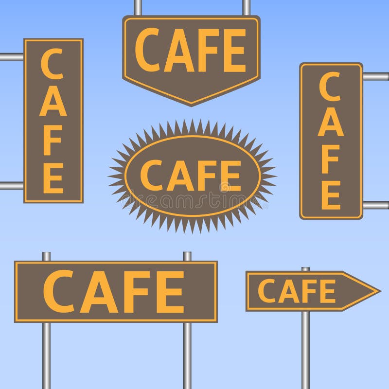 Cafe banners stock vector. Illustration of cocoa, cafe - 51671151