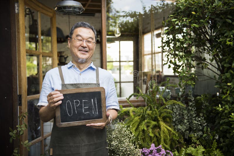 Cafe Open Shop Retail Welcome Notice Retail Front stock photo Cafe Open Shop Retail Welcome Notice Retail Front stock photo