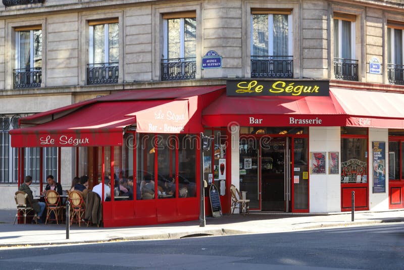 Cafe Segur Is Traditonal French Cafe Located Near The ...