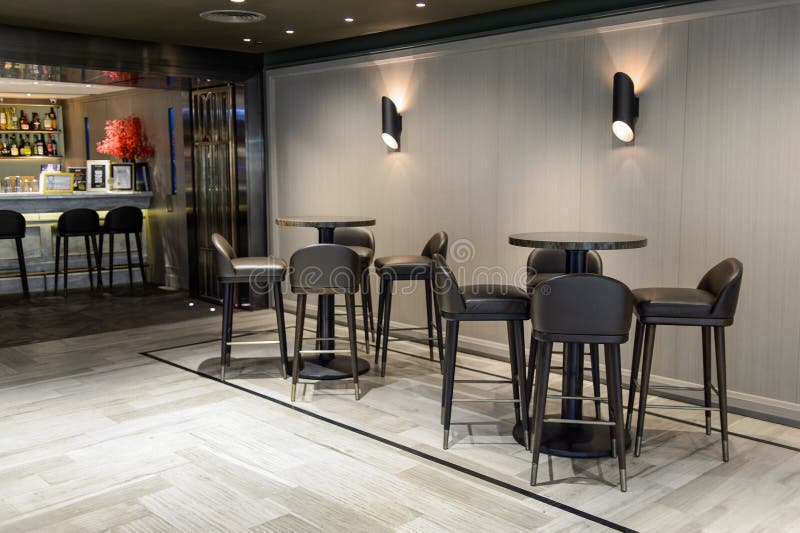 Caféinteriör royaltyfria foton