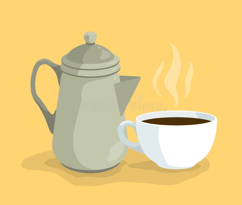 Cafetera De Dibujos Animados Olla Y Taza En Vector De Platillos Ilustración del Vector - Ilustración de amoladora, delicioso: 186420075 Cafetera De Dibujos Animados Olla Y Taza En Vector De Platillos Ilustración del Vector - Ilustración de amoladora, delicioso: 186420075