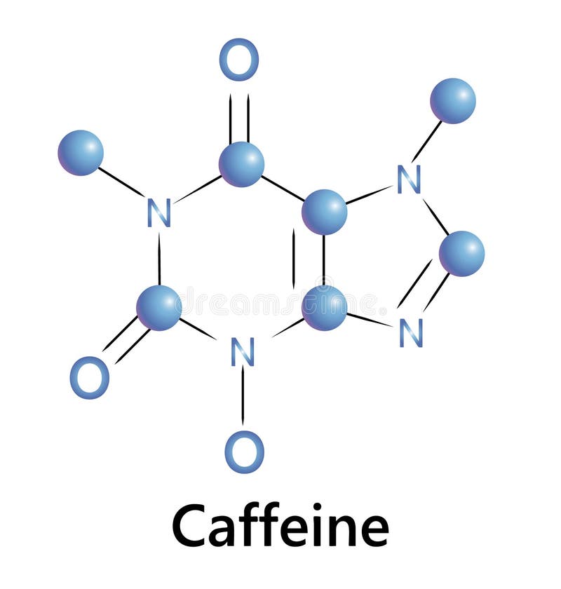 Cafeïne vector illustratie