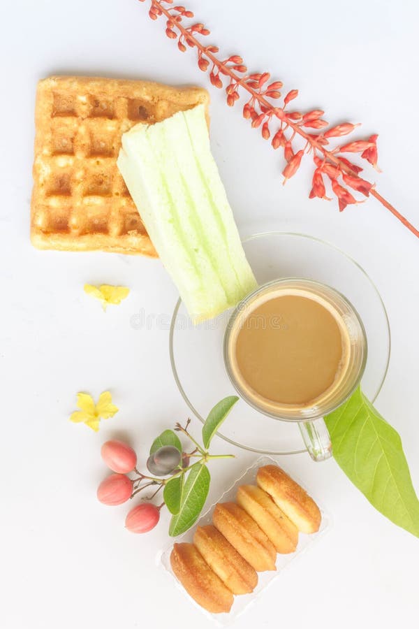 Caff? e prima colazione fotografia stock Caff? e prima colazione fotografia stock