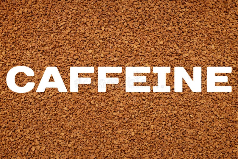 Caffeine Text And Formula From Coffee Beans On Linea Texture Stock Image Image Of Formula Brown
