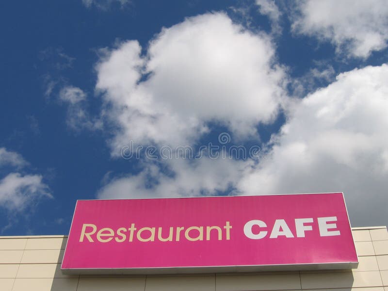 Caffè del ristorante fotografie stock