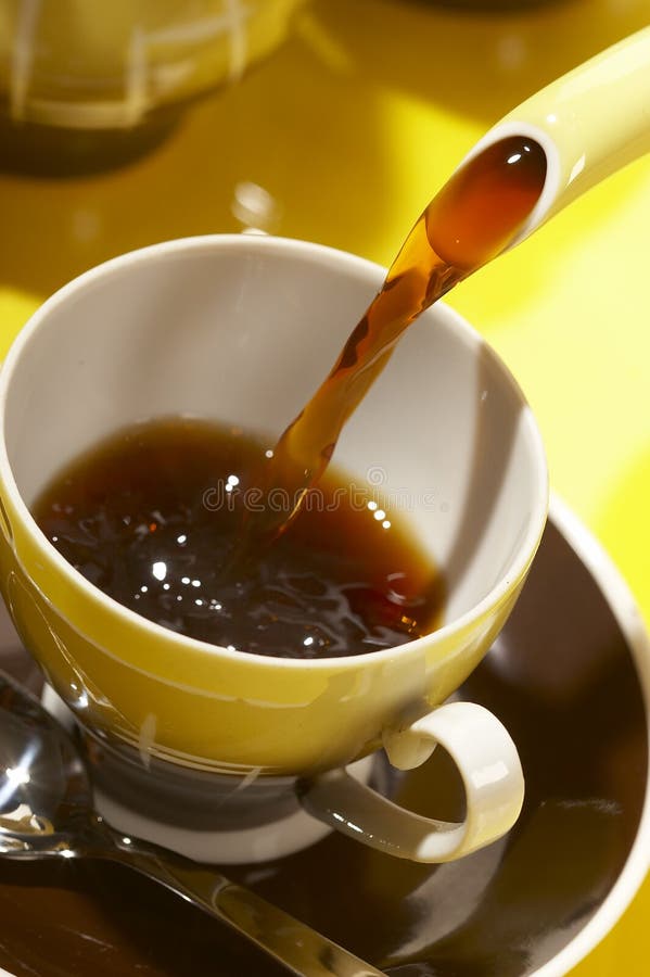 Caffè nero fotografie stock