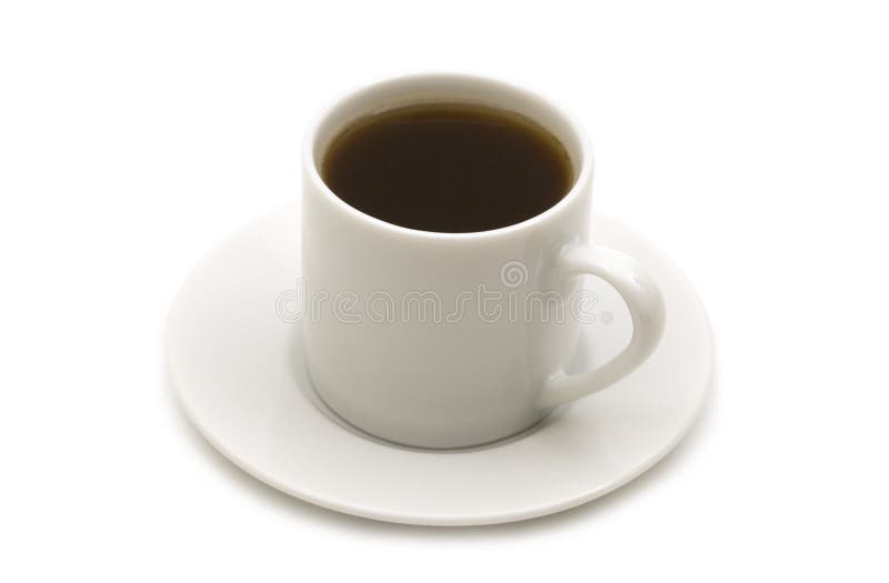 Caffè nero della tazza immagine stock libera da diritti