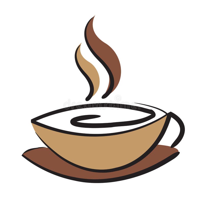 Café ilustração do vetor