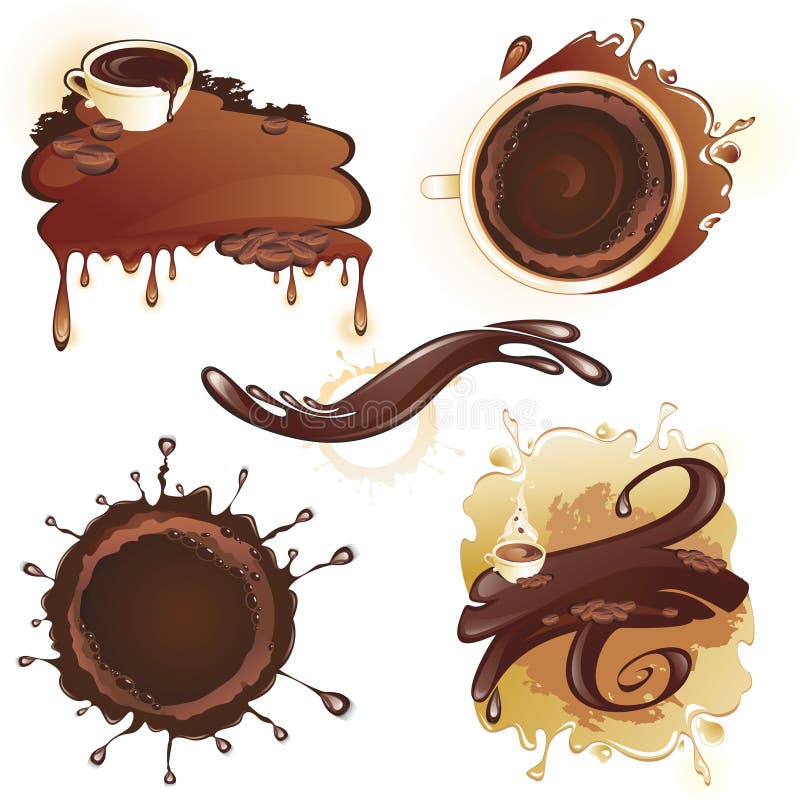 Coffee and chocolate. Collection of banners. Coffee and chocolate. Collection of banners.