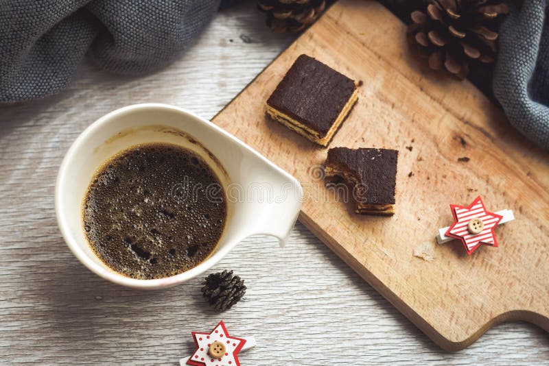 Café et gâteau photographie stock Café et gâteau photographie stock